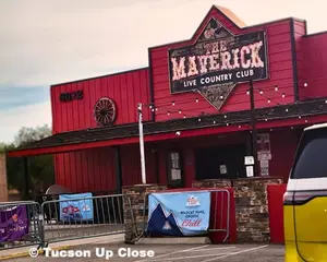 Main entrance to a country club for dancing