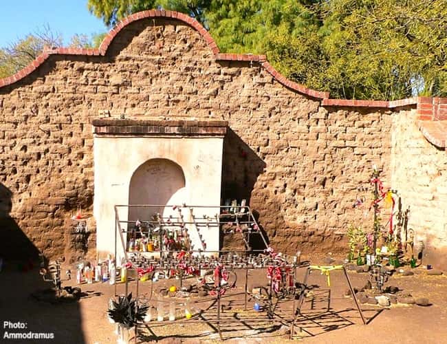 El Tiradito Wishing Shrine in Tucson Barrio
