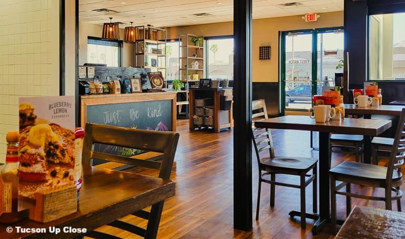 inside a breakfast restaurant