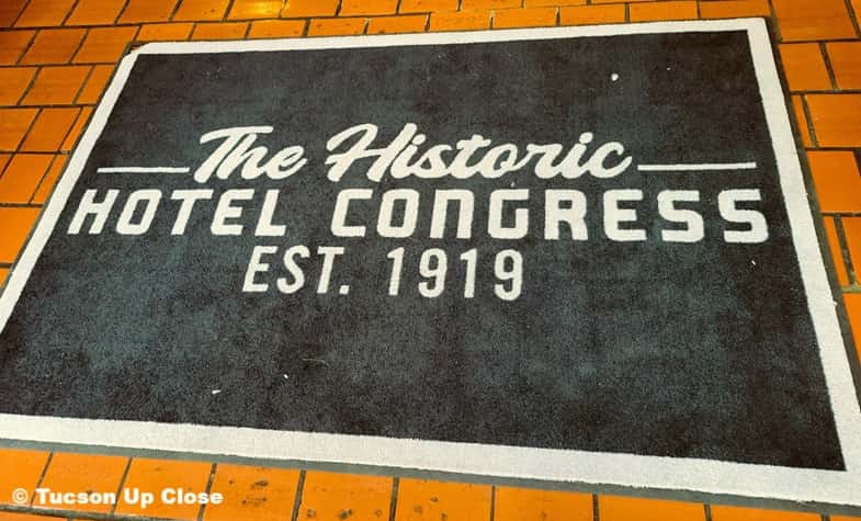 Entry Mat for the Hotel Congress Tucson AZ Entry Mat for the Hotel Congress Tucson AZ