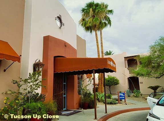 entry to check at a boutique hotel in Tucson AZ