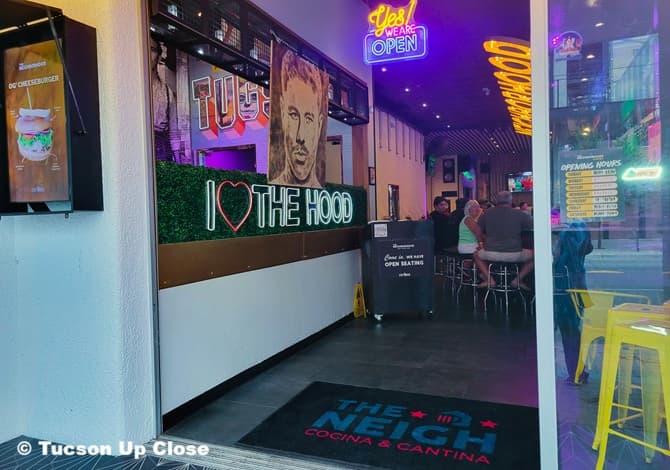 entry to an eatery nightclub bar in Tucson