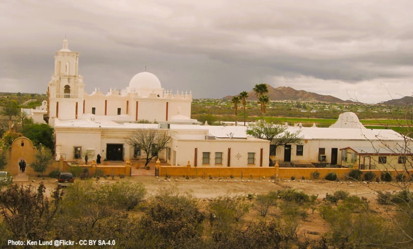 San Xavier del Bac Mission in Tucson Arizona