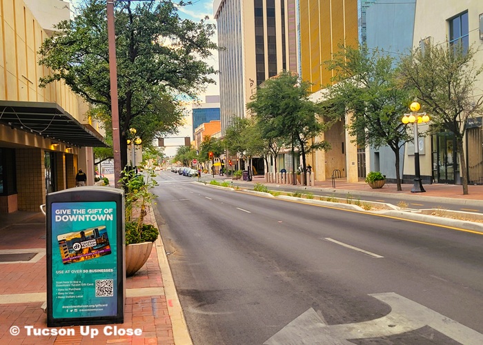 A main street in downtown Tucson Arizona