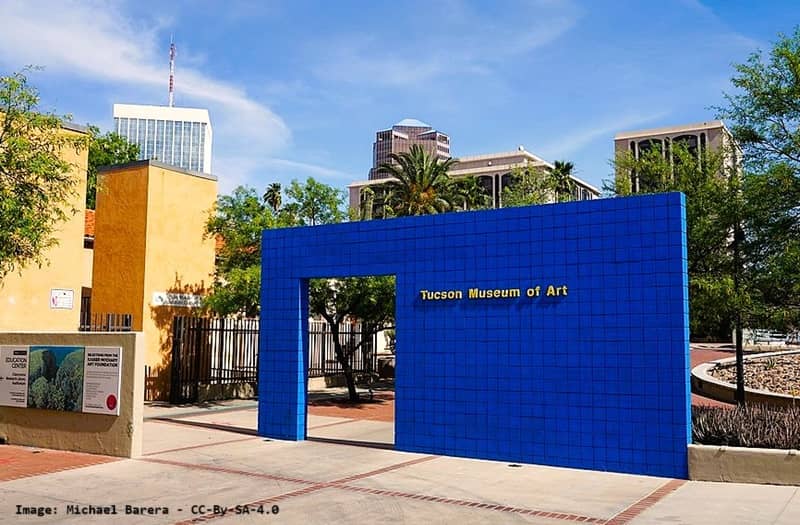 Entry to Tucson Museum of Art in downtown