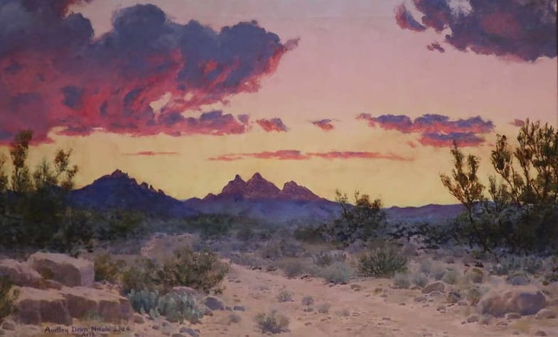 Arizona desert landscape artwork