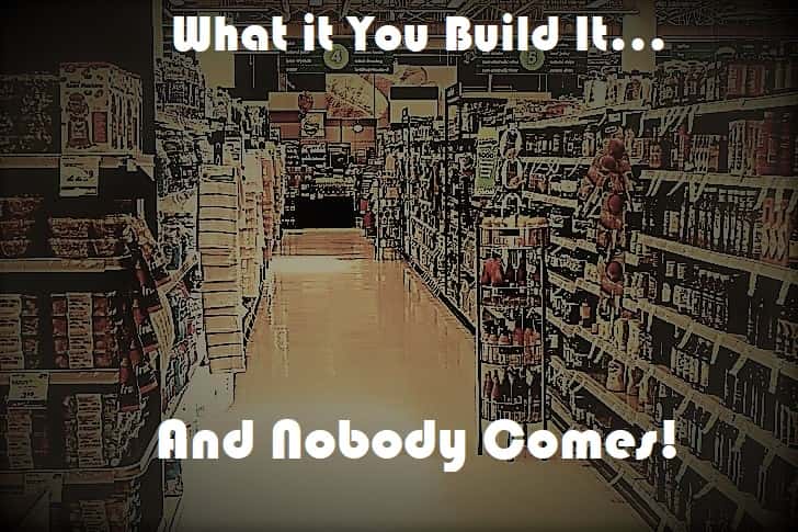 an empty grocery store an empty grocery store